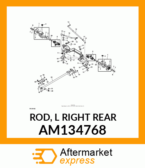 ROD, L RIGHT REAR AM134768