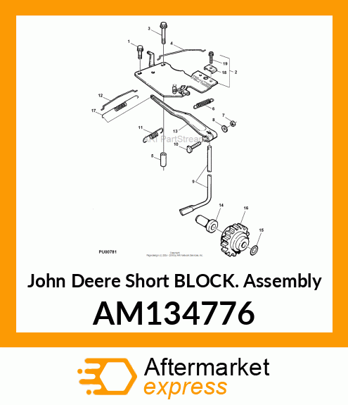 SHORT BLOCK ASSEMBLY, SHORT BLOCK AM134776