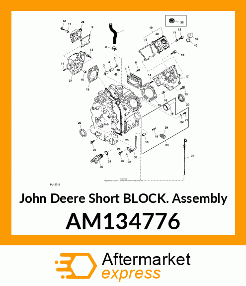 SHORT BLOCK ASSEMBLY, SHORT BLOCK AM134776