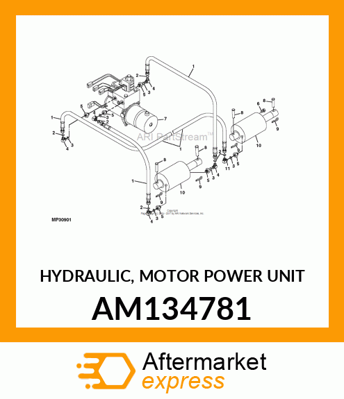 HYDRAULIC, MOTOR POWER UNIT AM134781