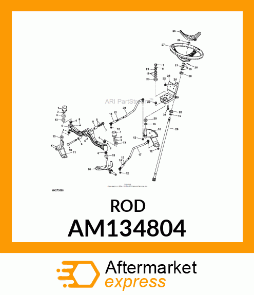 ROD, TIE RH W/O END AM134804