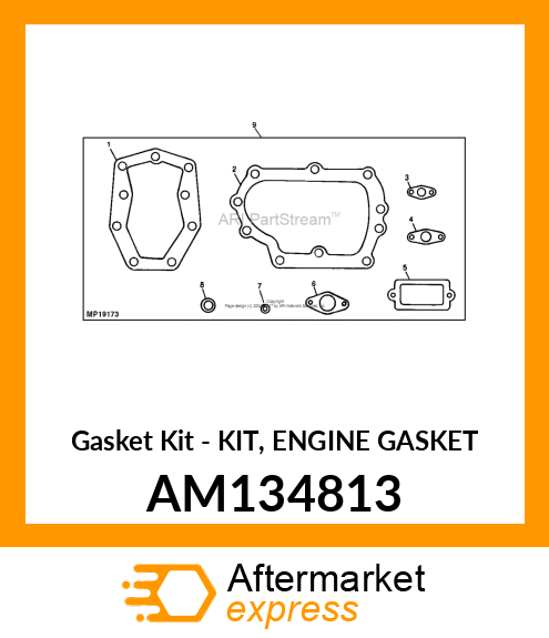 Gasket Kit - KIT, ENGINE GASKET AM134813