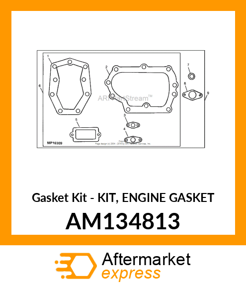 Gasket Kit - KIT, ENGINE GASKET AM134813