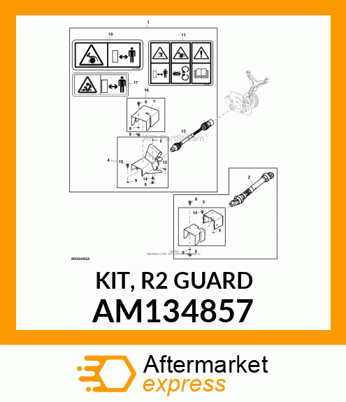 KIT, R2 GUARD AM134857