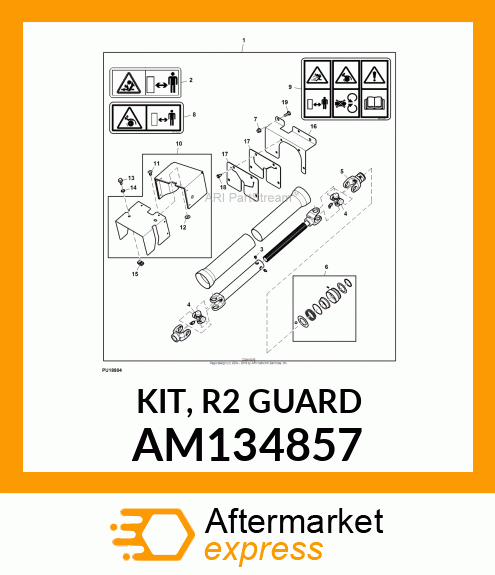 KIT, R2 GUARD AM134857