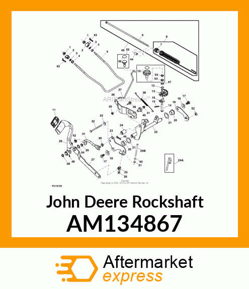 ROCKSHAFT, ROCKSHAFT, WELDED ASSEMB AM134867