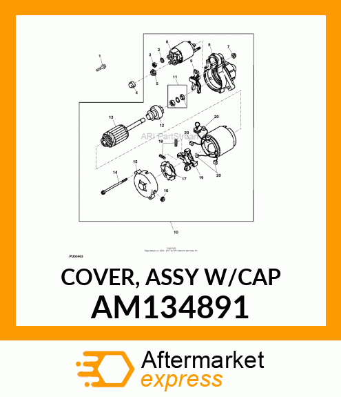 COVER, ASSY W/CAP AM134891