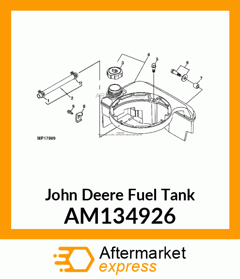 TANK ASSEMBLY, FUEL AM134926