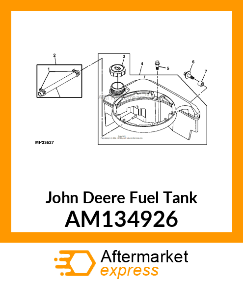 TANK ASSEMBLY, FUEL AM134926