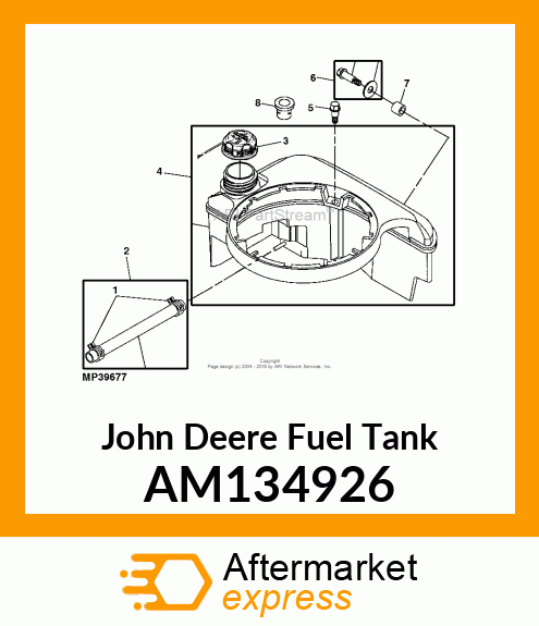 TANK ASSEMBLY, FUEL AM134926