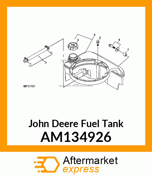 TANK ASSEMBLY, FUEL AM134926