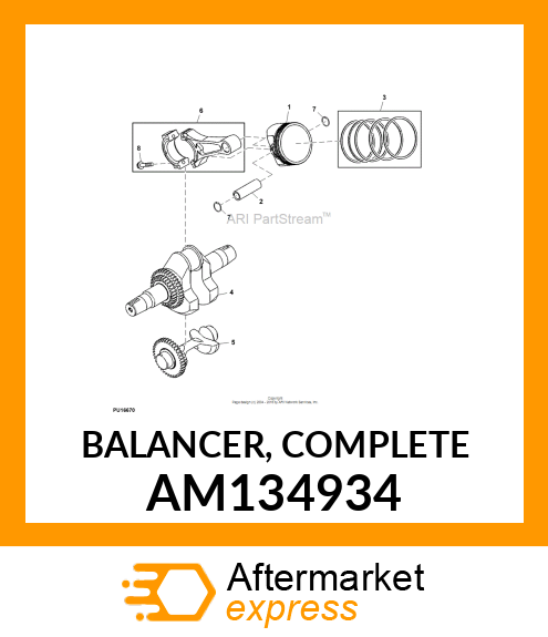 BALANCER, COMPLETE AM134934