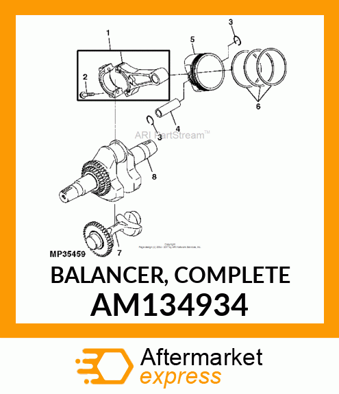 BALANCER, COMPLETE AM134934