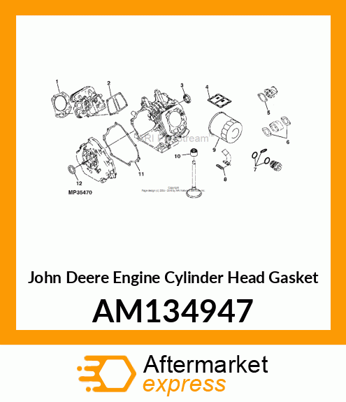 GASKET SET, ENGINE AM134947