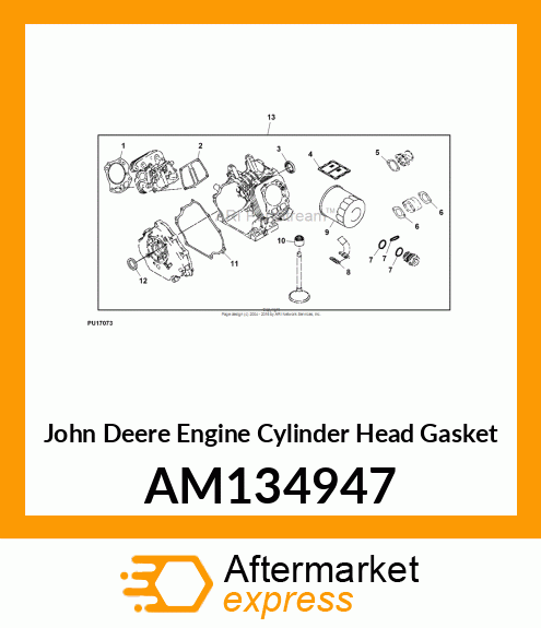 GASKET SET, ENGINE AM134947