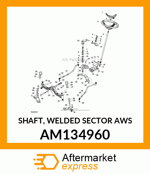 SHAFT, WELDED SECTOR AWS AM134960