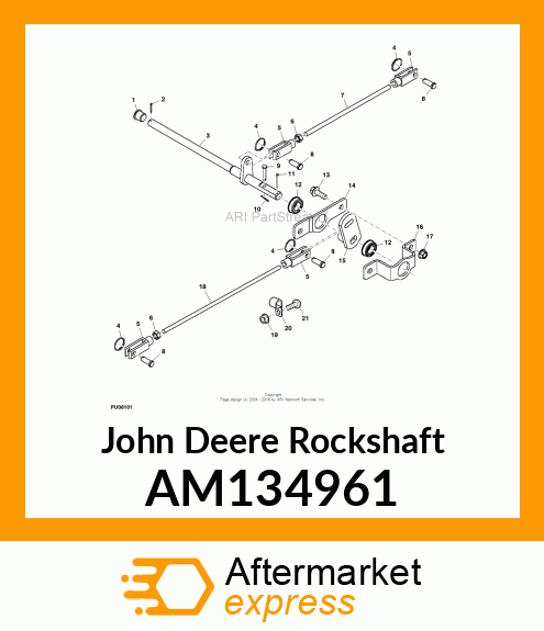 ROCKSHAFT, WELDED ATTACHMENT AM134961