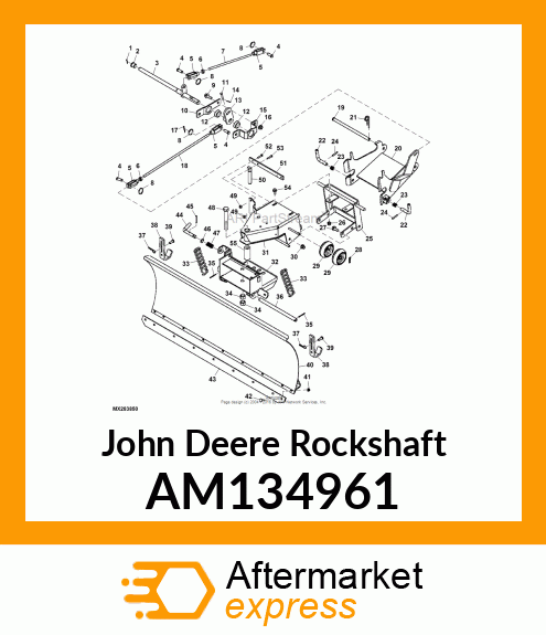 ROCKSHAFT, WELDED ATTACHMENT AM134961