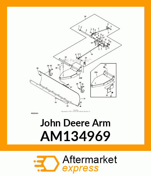 ARM, WELDED LIFT AM134969