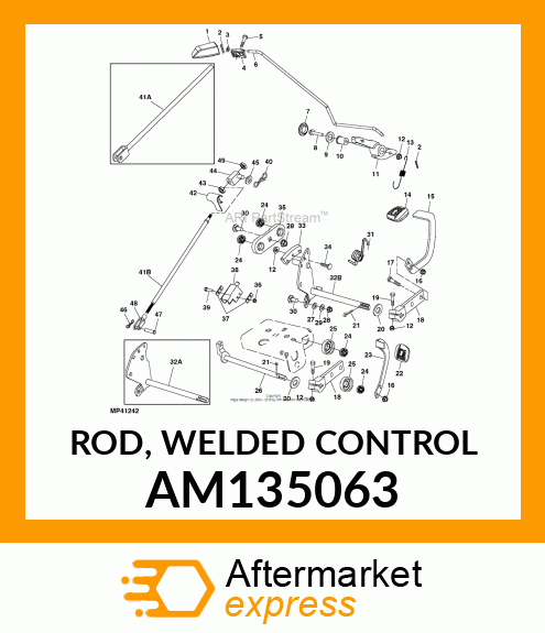 ROD, WELDED CONTROL AM135063