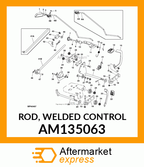 ROD, WELDED CONTROL AM135063