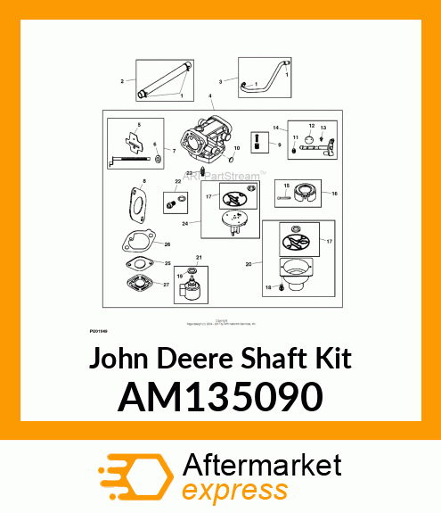 KIT, CHOKE SHAFT AM135090