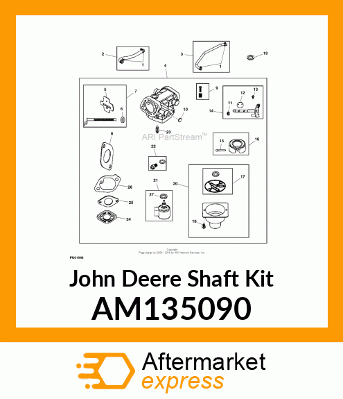 KIT, CHOKE SHAFT AM135090