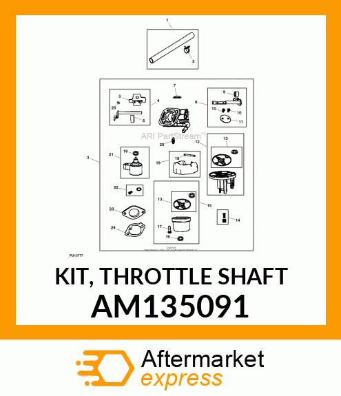 KIT, THROTTLE SHAFT AM135091