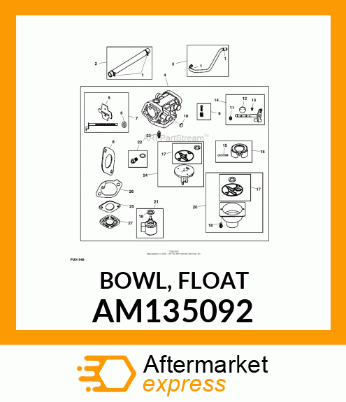 BOWL, FLOAT AM135092