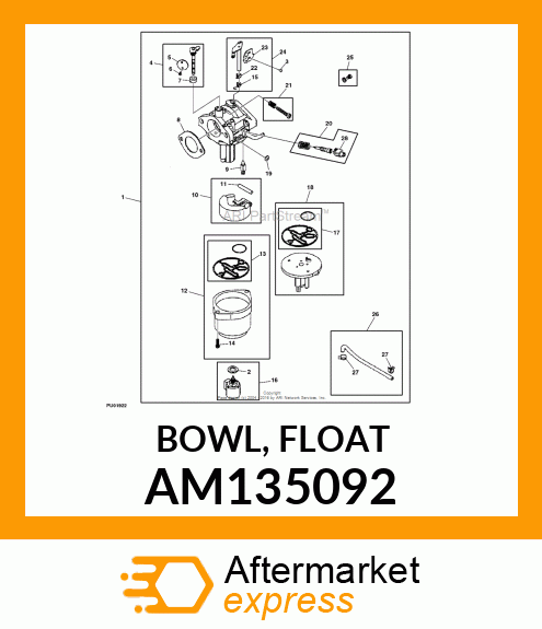 BOWL, FLOAT AM135092