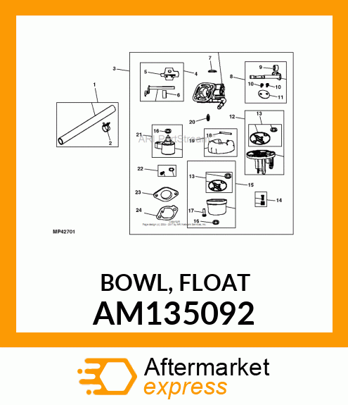 BOWL, FLOAT AM135092