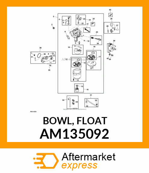 BOWL, FLOAT AM135092