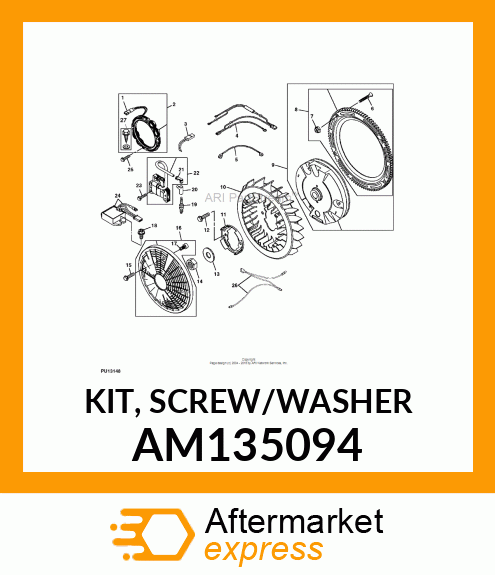 KIT, SCREW/WASHER AM135094