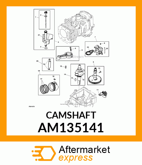 CAMSHAFT, CAMSHAFT AM135141