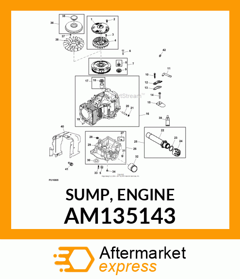 SUMP, ENGINE AM135143