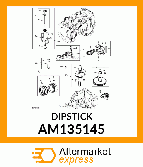 DIPSTICK, DIPSTICK AM135145