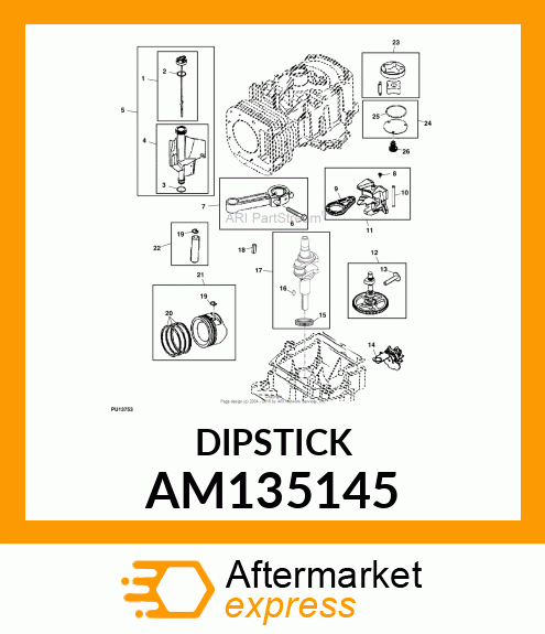 DIPSTICK, DIPSTICK AM135145