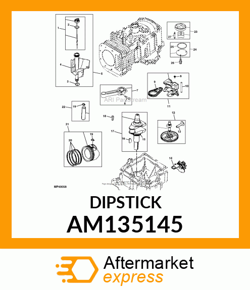 DIPSTICK, DIPSTICK AM135145