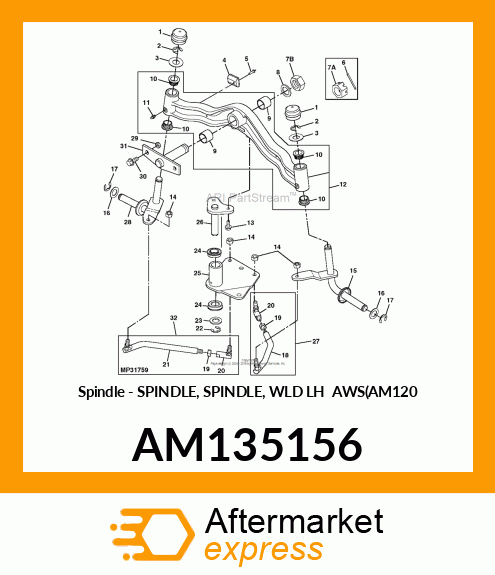 Spindle AM135156