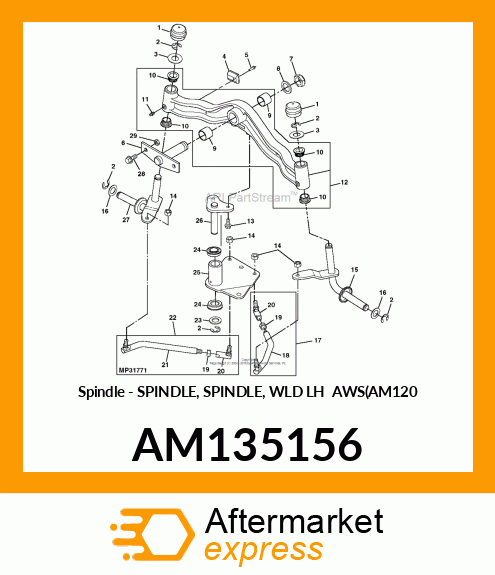 Spindle AM135156