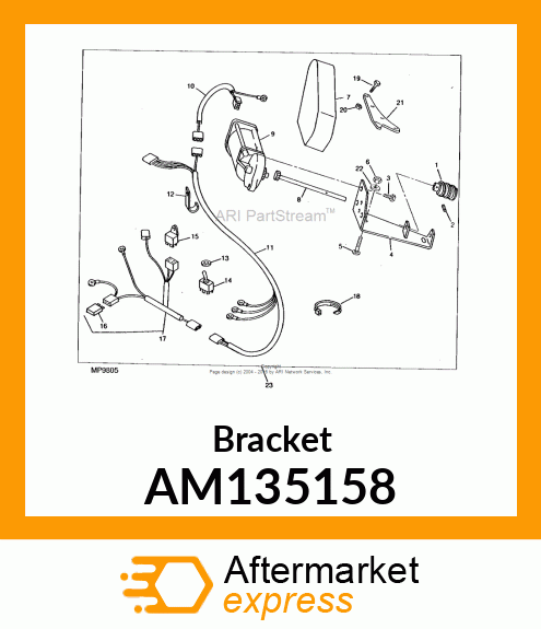 Bracket AM135158
