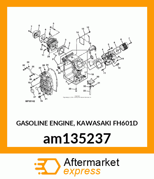 GASOLINE ENGINE, KAWASAKI FH601D am135237