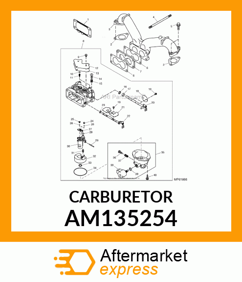 Carburetor AM135254