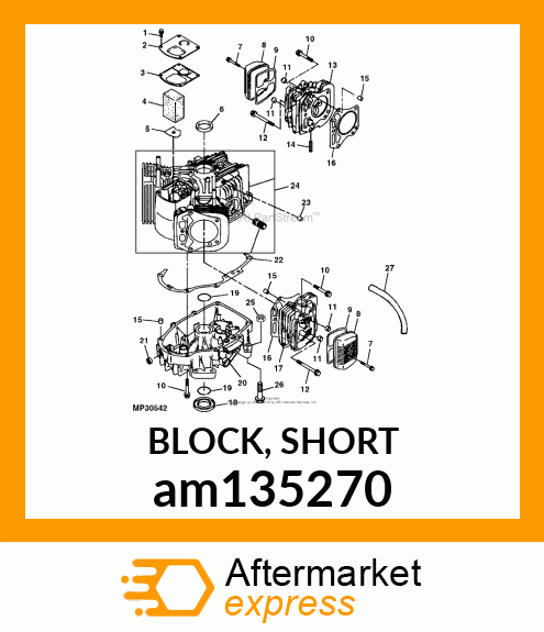 BLOCK, SHORT am135270