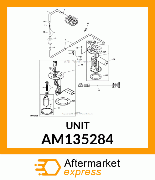 SENDER, FUEL ASSY (LC GAS) AM135284