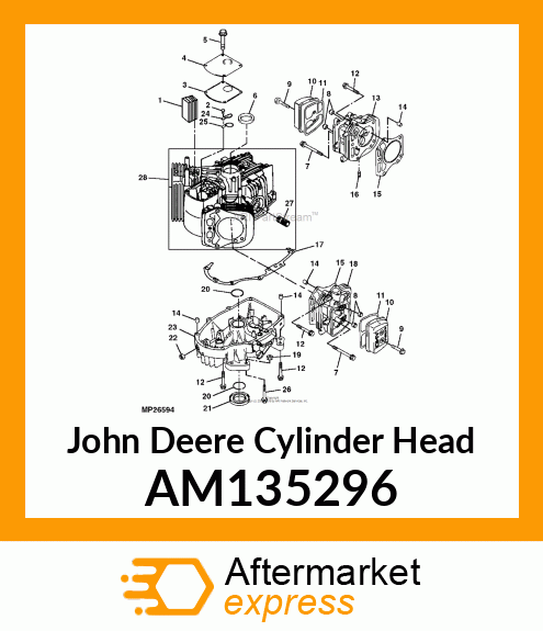 HEAD, CYLINDER AM135296
