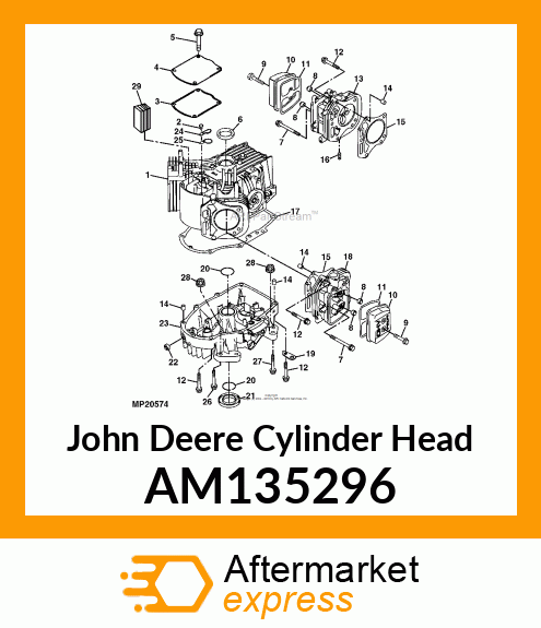 HEAD, CYLINDER AM135296