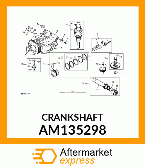 CRANKSHAFT AM135298
