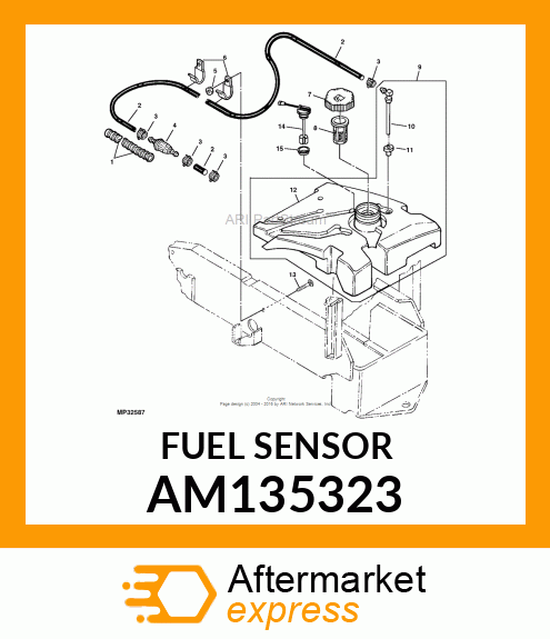 Fuel Temperature Sensor AM135323