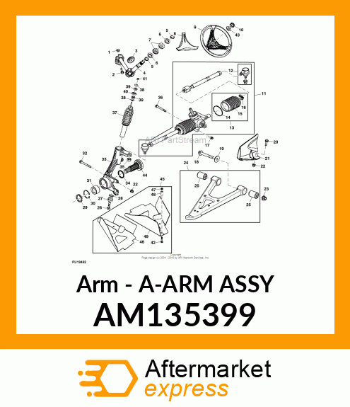 Arm - A-ARM ASSY AM135399